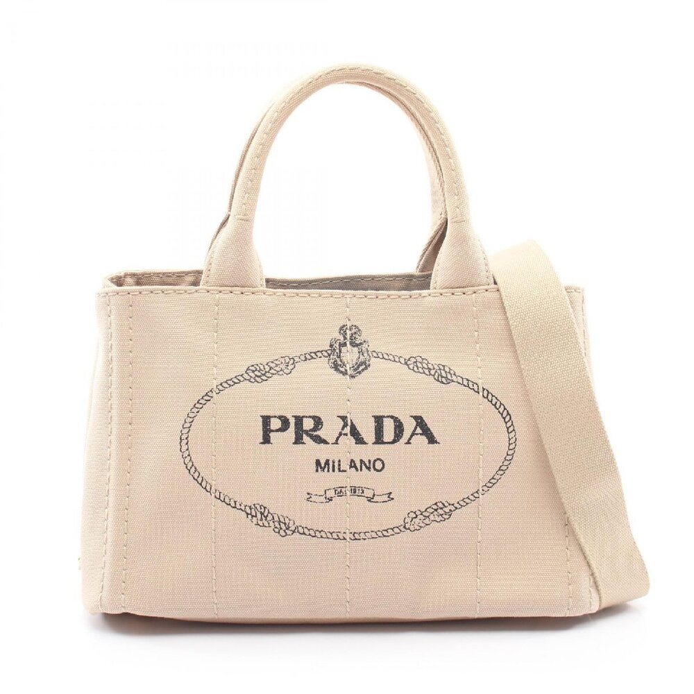 Prada CANAPA Canvas Tote Bag